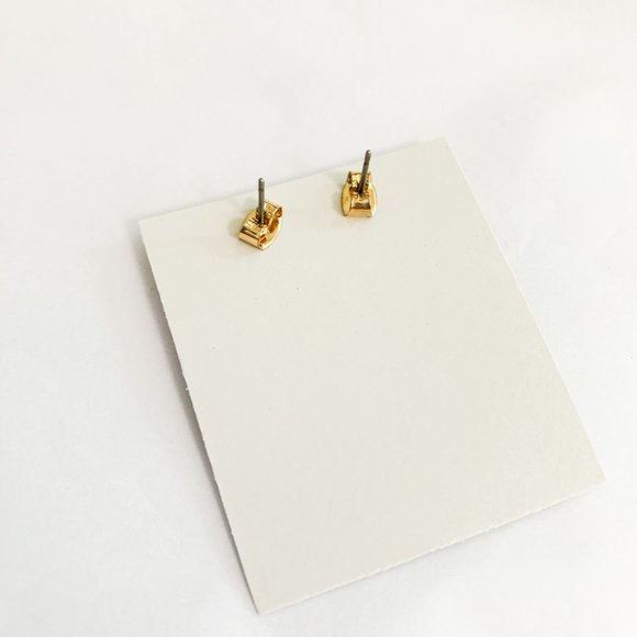 Red beaded dangle mini fringe earrings - Picture 3 of 3